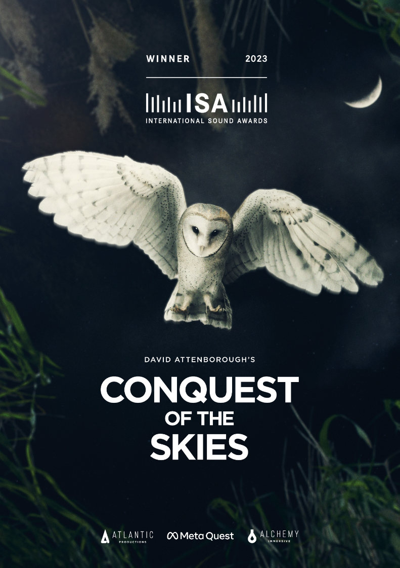 David Attenborough’s Conquest VR series wins the International Sound Awards 2023