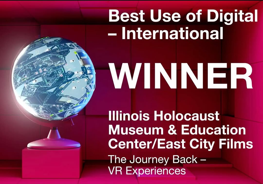The Journey Back VR Experience Wins the Museums + Heritage Award for Best Use of Digital Category
